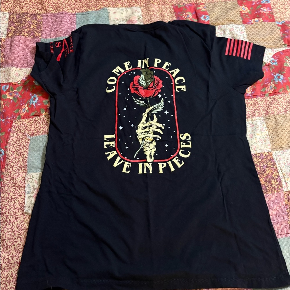 Grunt Style women’s extra  large Black Cotton T-Shirt - Picture 6 of 6